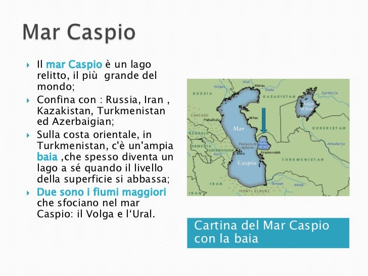 Il Mar Caspio è Un Lago Mar caspio