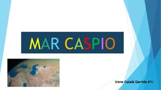 MAR CASPIO
Irene Català Garrido 6ºc
 