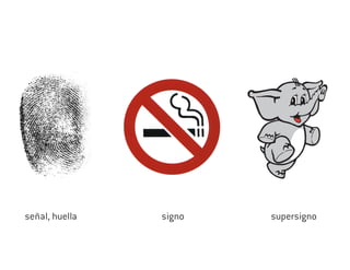 señal, huella   signo   supersigno
 