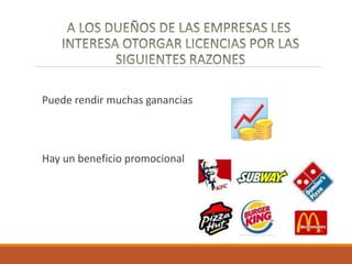 Puede rendir muchas ganancias
Hay un beneficio promocional
 