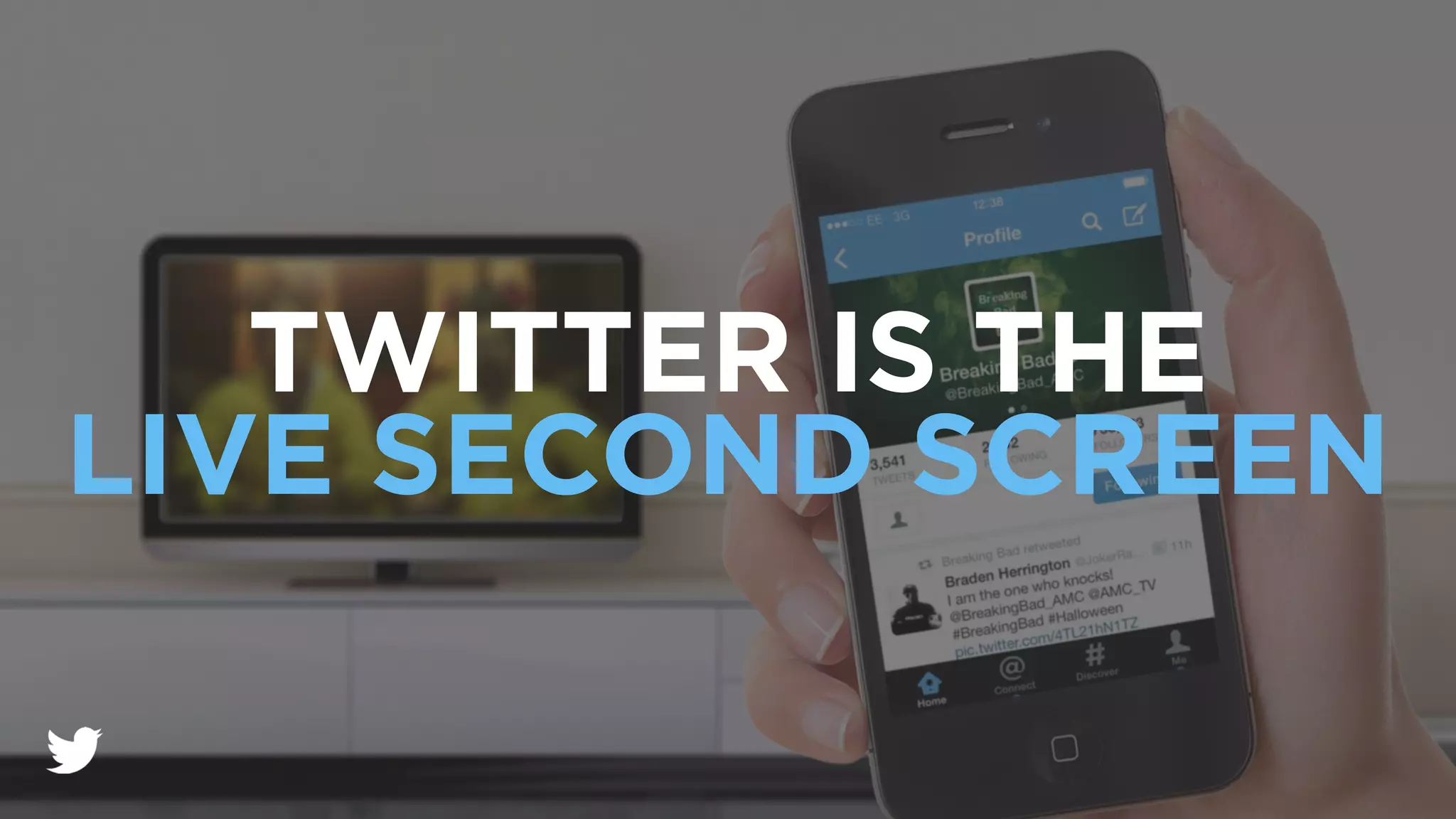 TWITTER IS THE
LIVE SECOND SCREEN