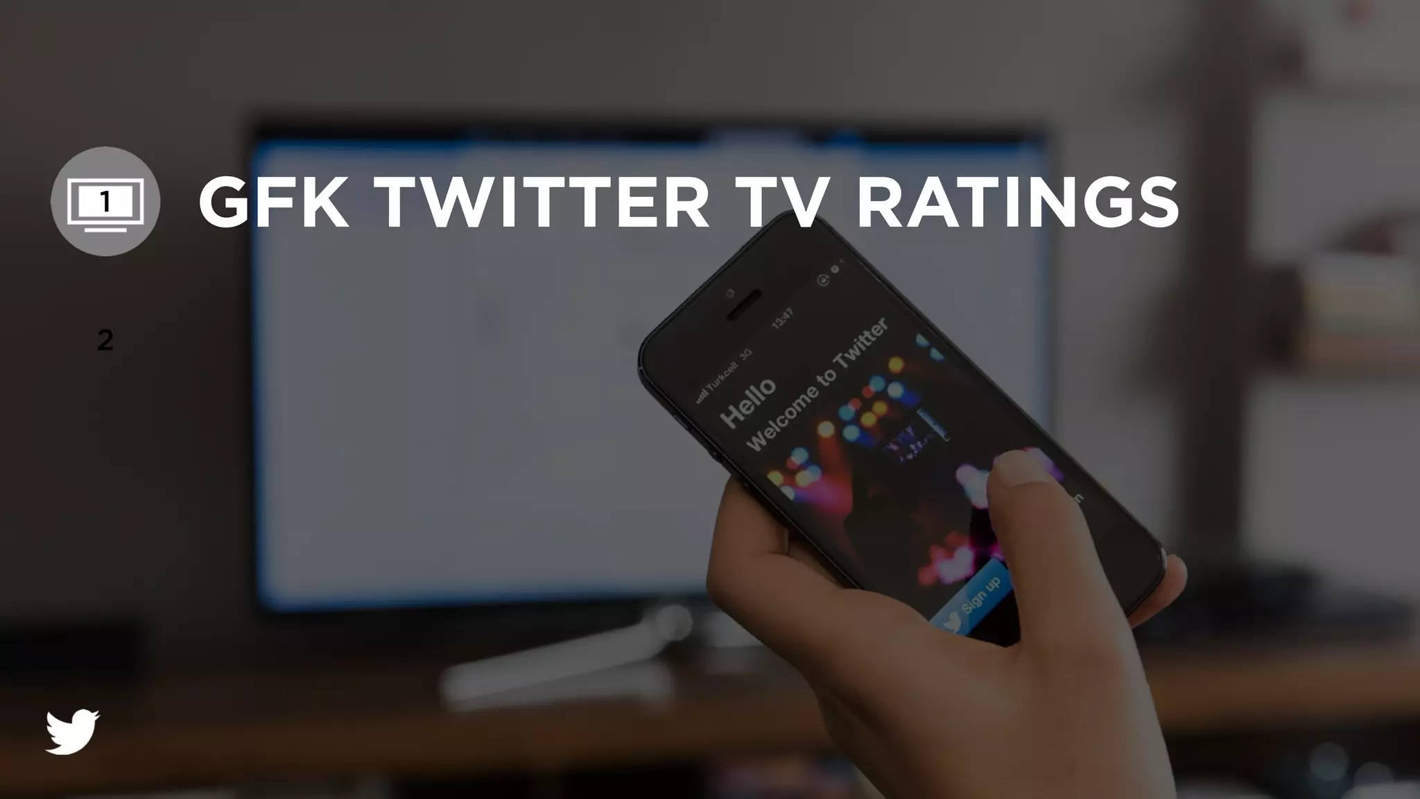 GFK TWITTER TV RATINGS1
2