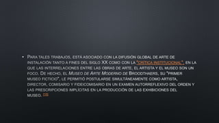 •
"CRÍTICA INSTITUCIONAL",
[15]
 