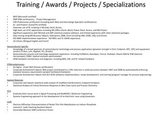 Process Control & CV history | PPT