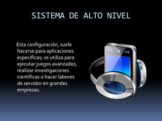 ALMACENAMIENTODisco duro de 80 a 120 GB de capacidad.  Quemador de CD- RW . Lector de DVD.  Unidad de disquetes.