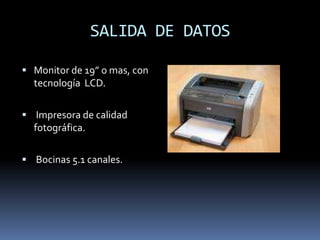 SISTEMA DE ALTO NIVEL      Esta configuración, suele hacerse para aplicaciones especificas; se utiliza para ejecutar juegos avanzados, realizar investigaciones científicas o hacer labores de servidor en grandes empresas.