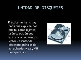 PERIFERICOS DE ENTRADATECLADO.Puede ser genérico, pero asegúrese que tenga una disposición  de teclas en español, y  que su conector sea tipo Mini-Din ( ps/2)  o USB (si prefiere comprar un teclado de este tipo)  RATON.      Puede usarse un ratón simple de dos botones, o un ratón con rueda y controles adicionales para fácil navegación.