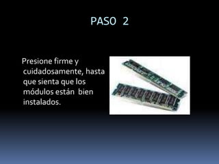 PASO 3     Inserte el microprocesador en el socket. Este  circuito posee terminales que impiden conectarlo de manera incorrecta.