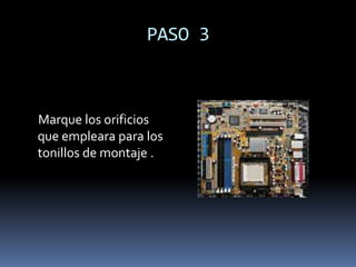 INSTALACION DE LA MEMORIA RAM