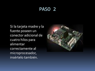 INSTALACION DE LAS UNIDADES DE DISCO