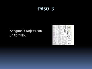 PASO 3      Localice los cables, planos que acompañan a la tarjeta madre; sirven para conectar las unidades de disco; llegue  el extremo limpio hacia la tarjeta madre, y el extremo que tiene unos  hilos torcidos hacia la unidad de disquetes .       - Conector hacia la tarjeta controladora ( o tarjeta madre)     - Conexiones hacia la unidad A     - Conexiones hacia la unidad B