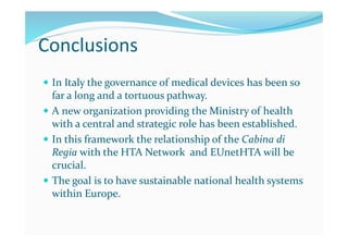Marcella Marletta - EU HTA Cooperation Answering National Needs