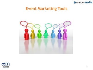 Event Marketing Tools




                        12
 