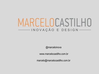 @marceloinova  www.marcelocastilho.com.br marcelo@marcelocastilho.com.br  