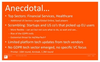 Speedinvest Vienna | Silicon Valley | Munich | |
Anecdotal…
• Top Sectors: Financial Services, Healthcare
- Additional US ...