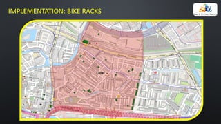 IMPLEMENTATION:	BIKE RACKS
 