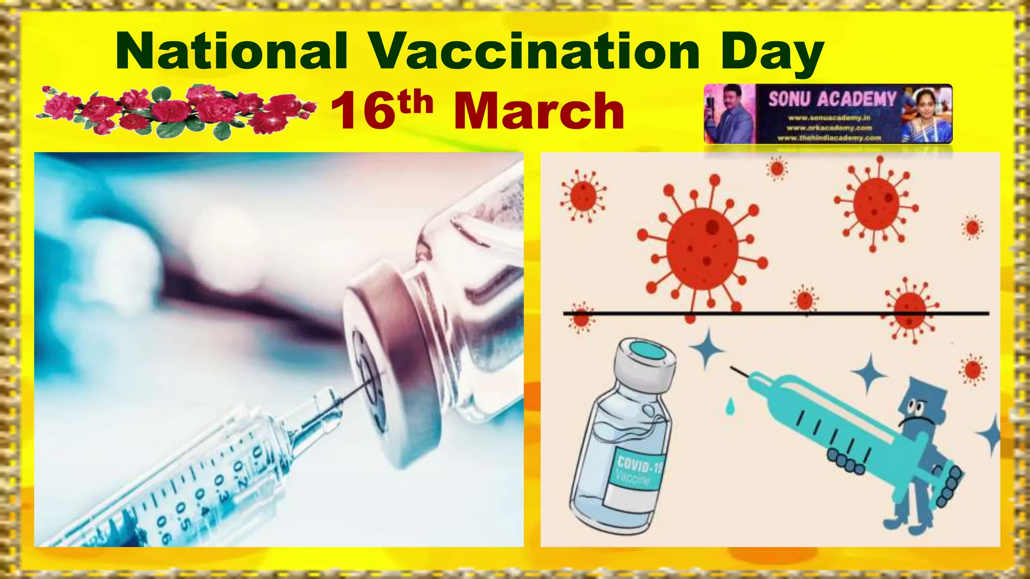 National Vaccination Day
16th March