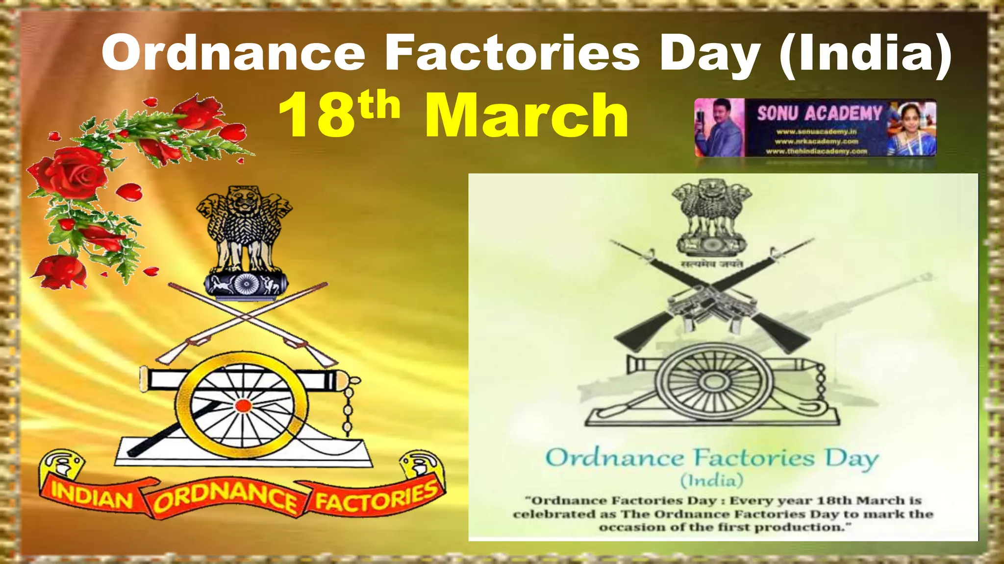 Ordnance Factories Day (India)
18th March