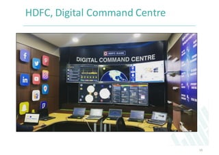 HDFC,	Digital	Command	Centre
10
 