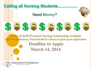Need Money?
 