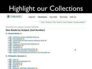 Highlight our Collections 
