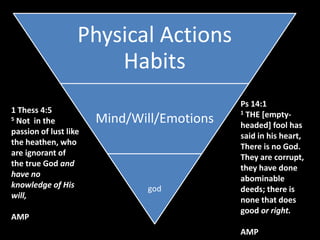 This Growth Is A ProcessA series of choicesNot “just” a one time eventWill take  this lifetimeOften Need to Repeat “Lessons”Rom 12:2121 Be not overcome of evil, but overcome evil with good.KJV