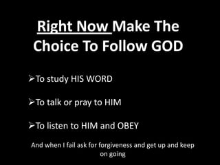 Heb 12:99 Furthermore we have had fathers of our flesh which corrected us, and we gave them reverence: shall we not much rather be in subjection unto the Father of spirits, and live?KJVDeut 7:99 Know therefore that the Lord thy God, He is God, the faithful God, which keepeth covenant and mercy with them that love Him and keep His commandments to a thousand generations;KJVPs 119:160160 Thy word is true from the beginning: and every one of Thy righteous judgments endureth for ever.KJV