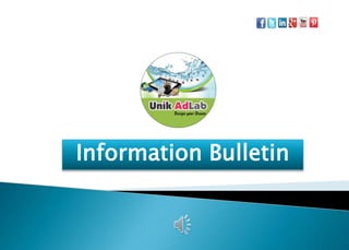 Information Bulletin
 