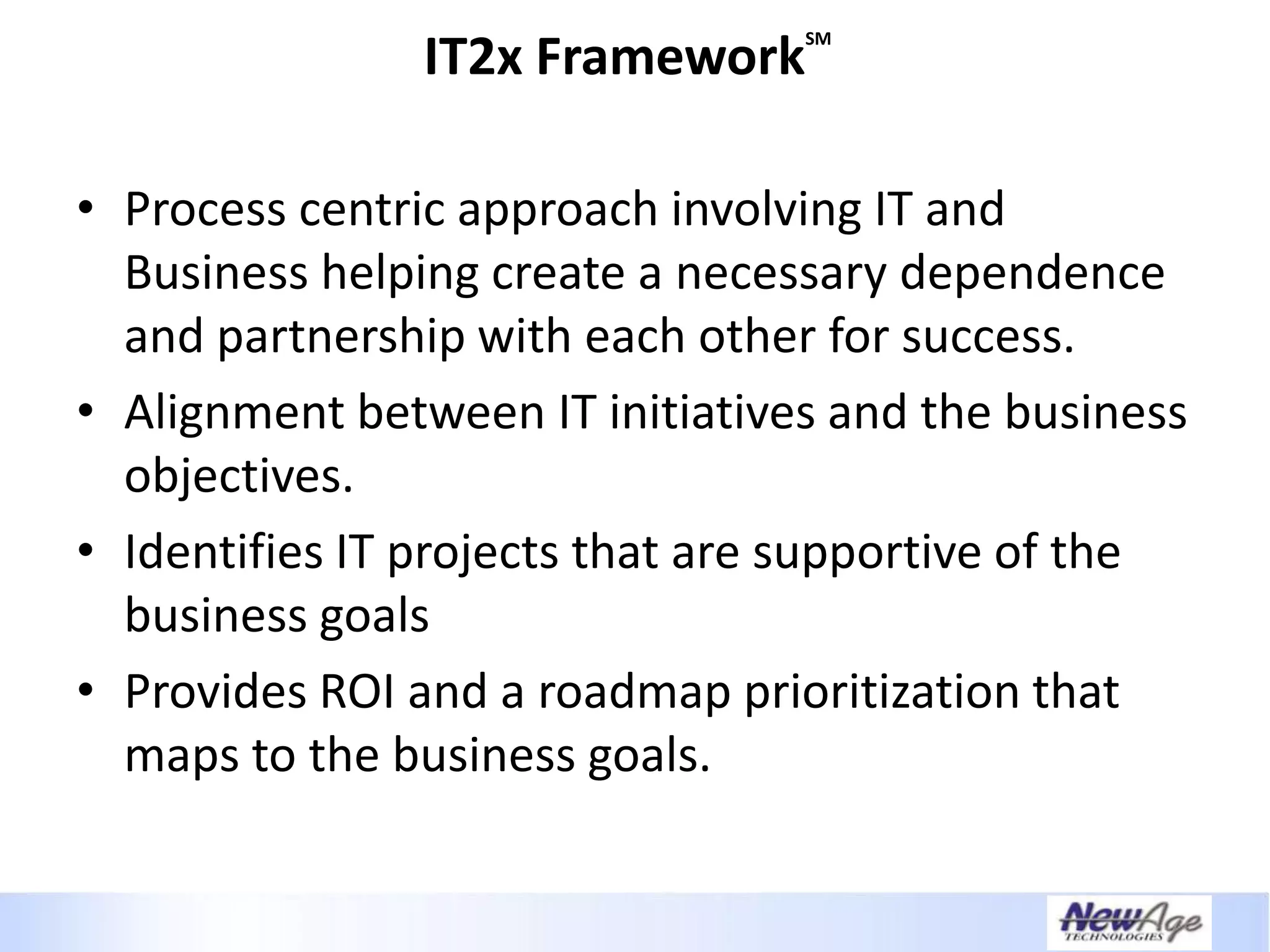 Creating A Necessary Dependence - IT Business Alignment