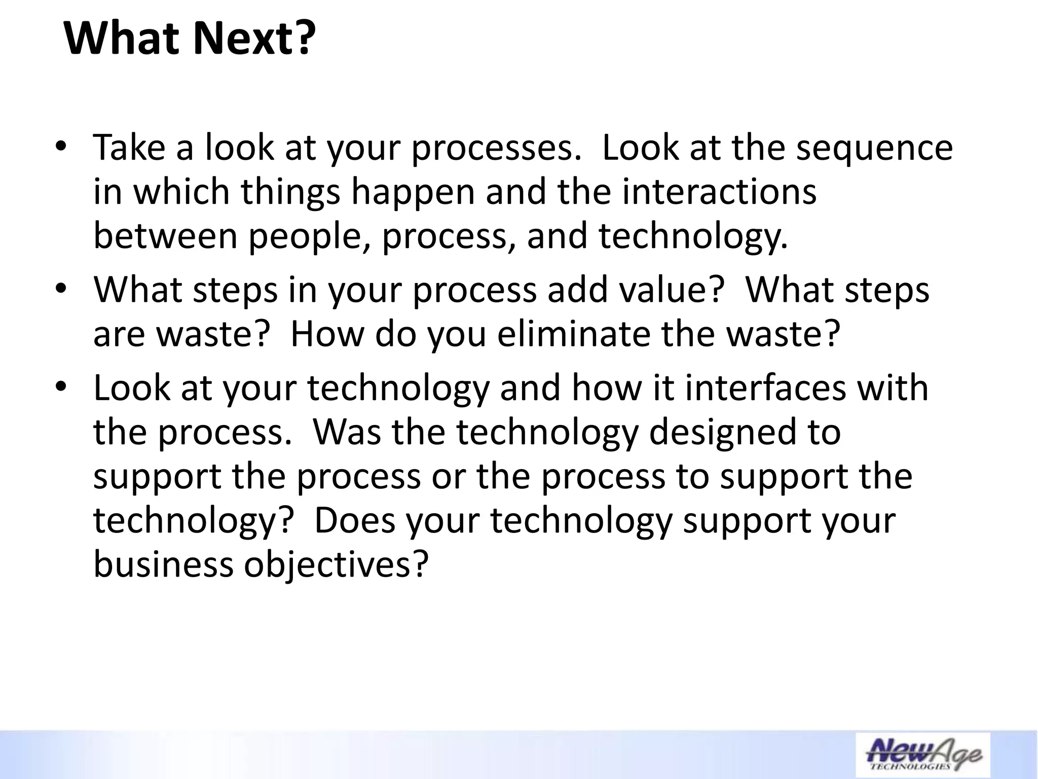 Creating A Necessary Dependence - IT Business Alignment
