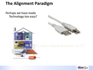 Creating A Necessary Dependence - IT Business Alignment