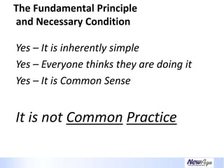 Creating A Necessary Dependence - IT Business Alignment