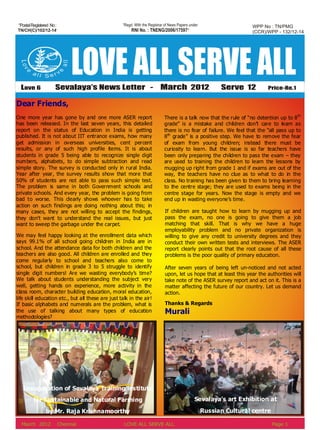 March 2012  News  Letter