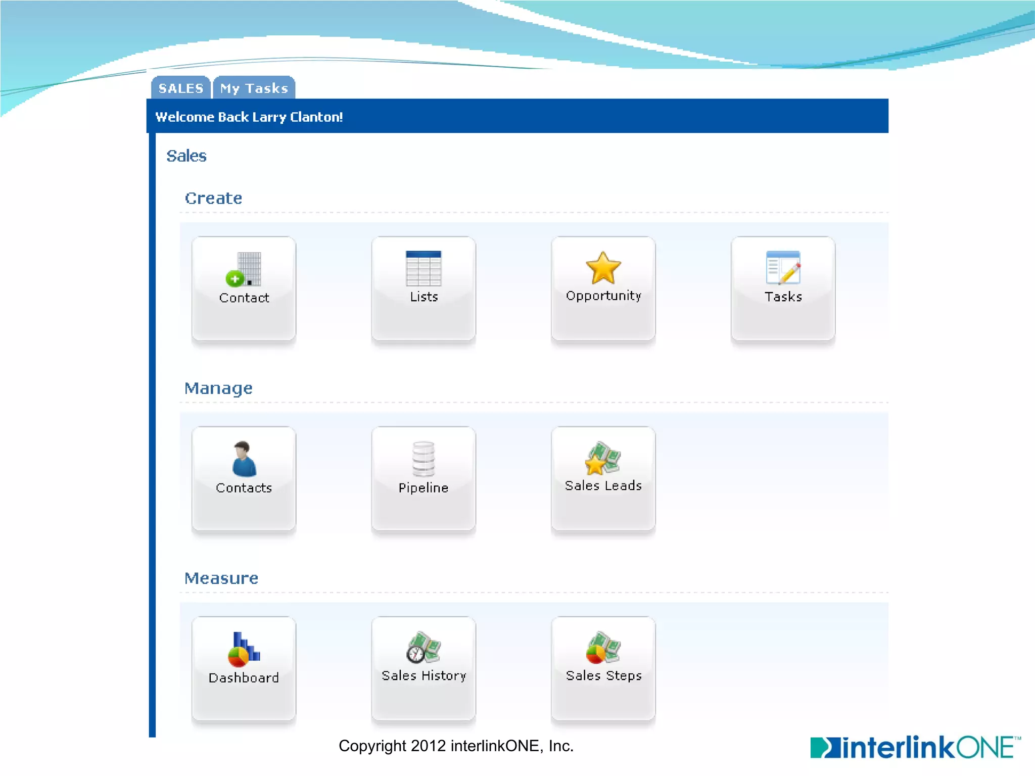 Copyright 2012 interlinkONE, Inc.
 