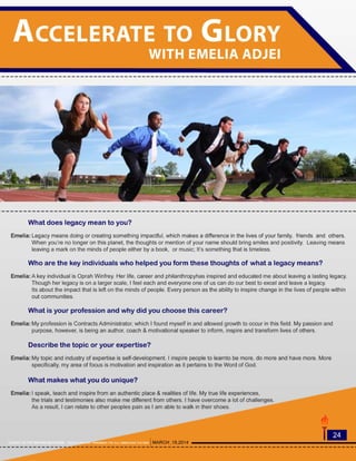 Legacy Magazine March 2014 spring issue final