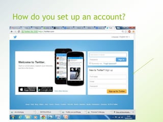 How do you set up an account?

 
