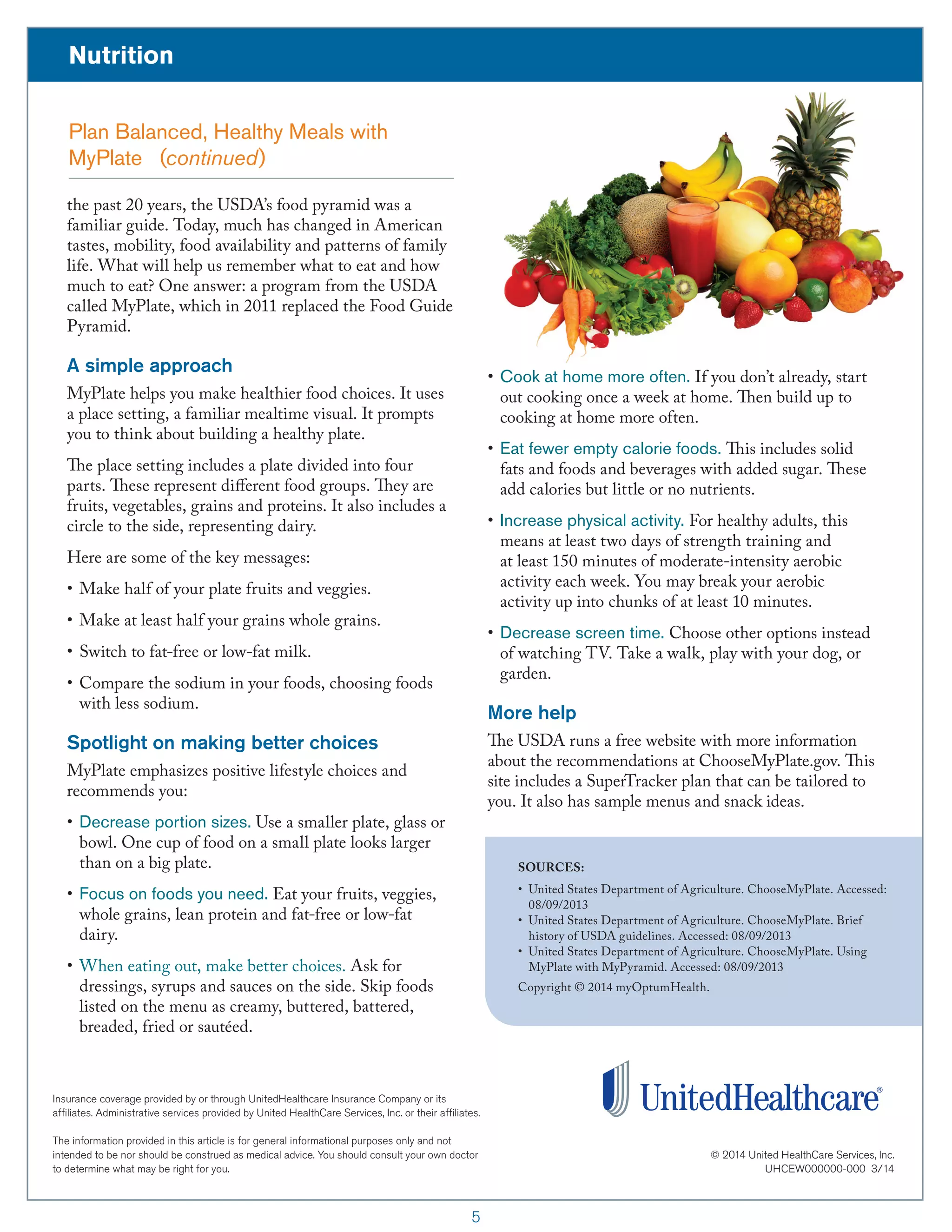 March 2014 uhc wellness newsletter1 PDF