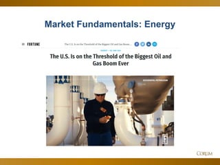 7
Market Fundamentals: Energy
 
