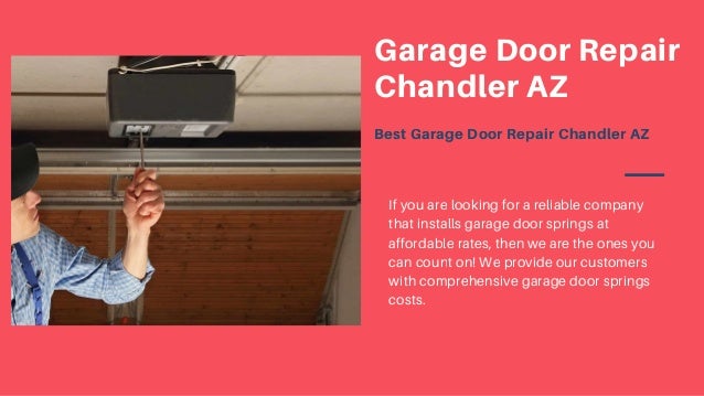 Garage Door Springs Price Chandler Az