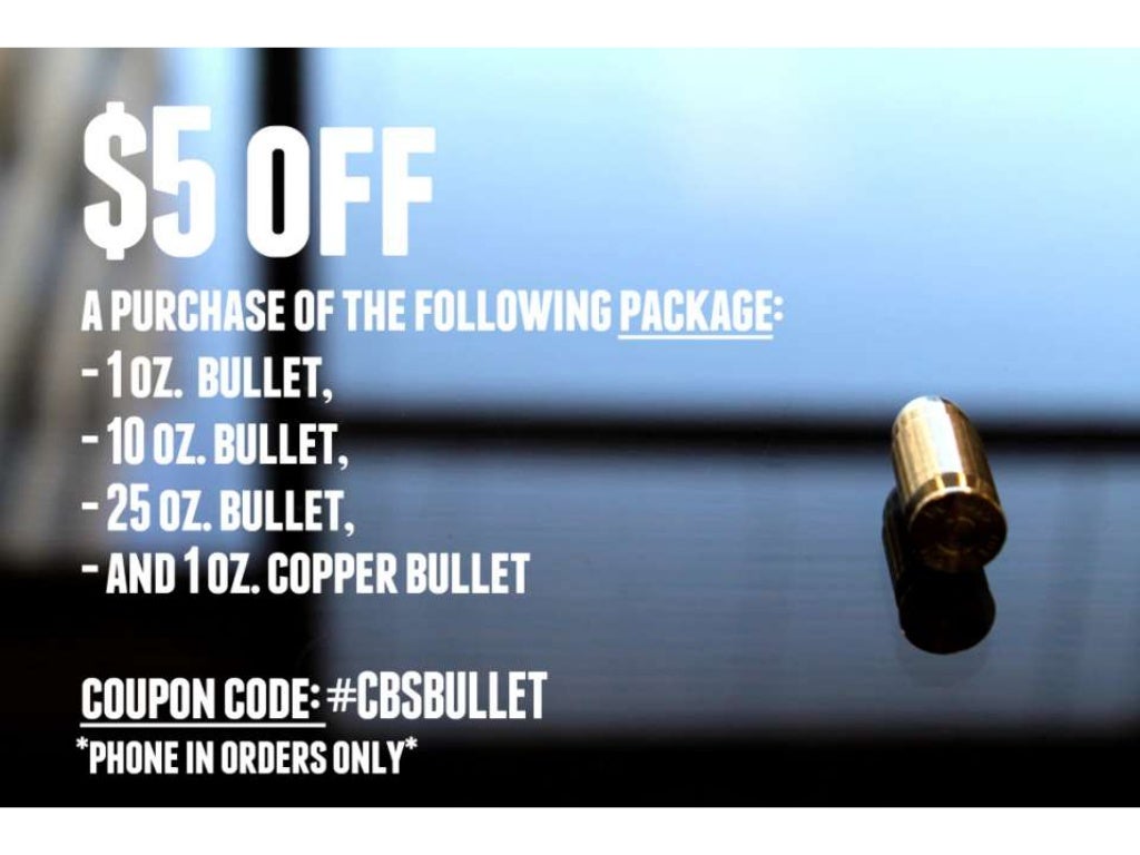 Silver and Copper Bullets. COUPON at the end!