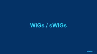 WIGs / sWIGs
 