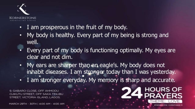 Confession For Prosperity Provision - 