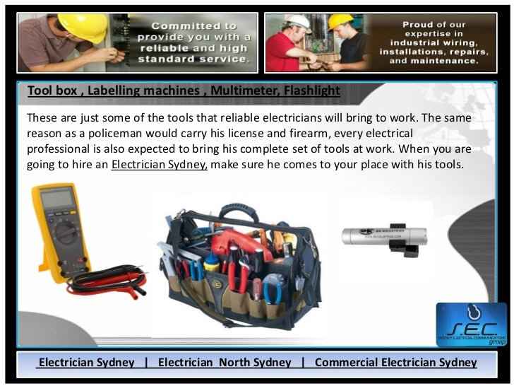 Tools Commonly Used By Electricians