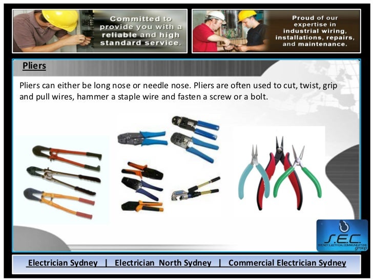 Tools Commonly Used By Electricians