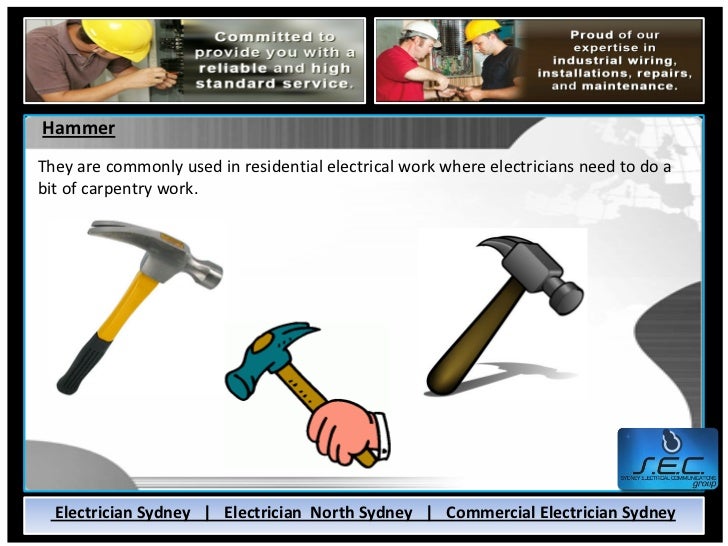 Tools Commonly Used By Electricians