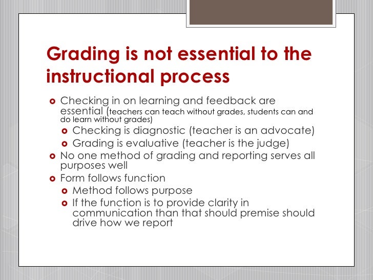 Introduction to StandardsBased Grading