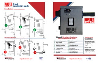 Hunter Lock Manual English