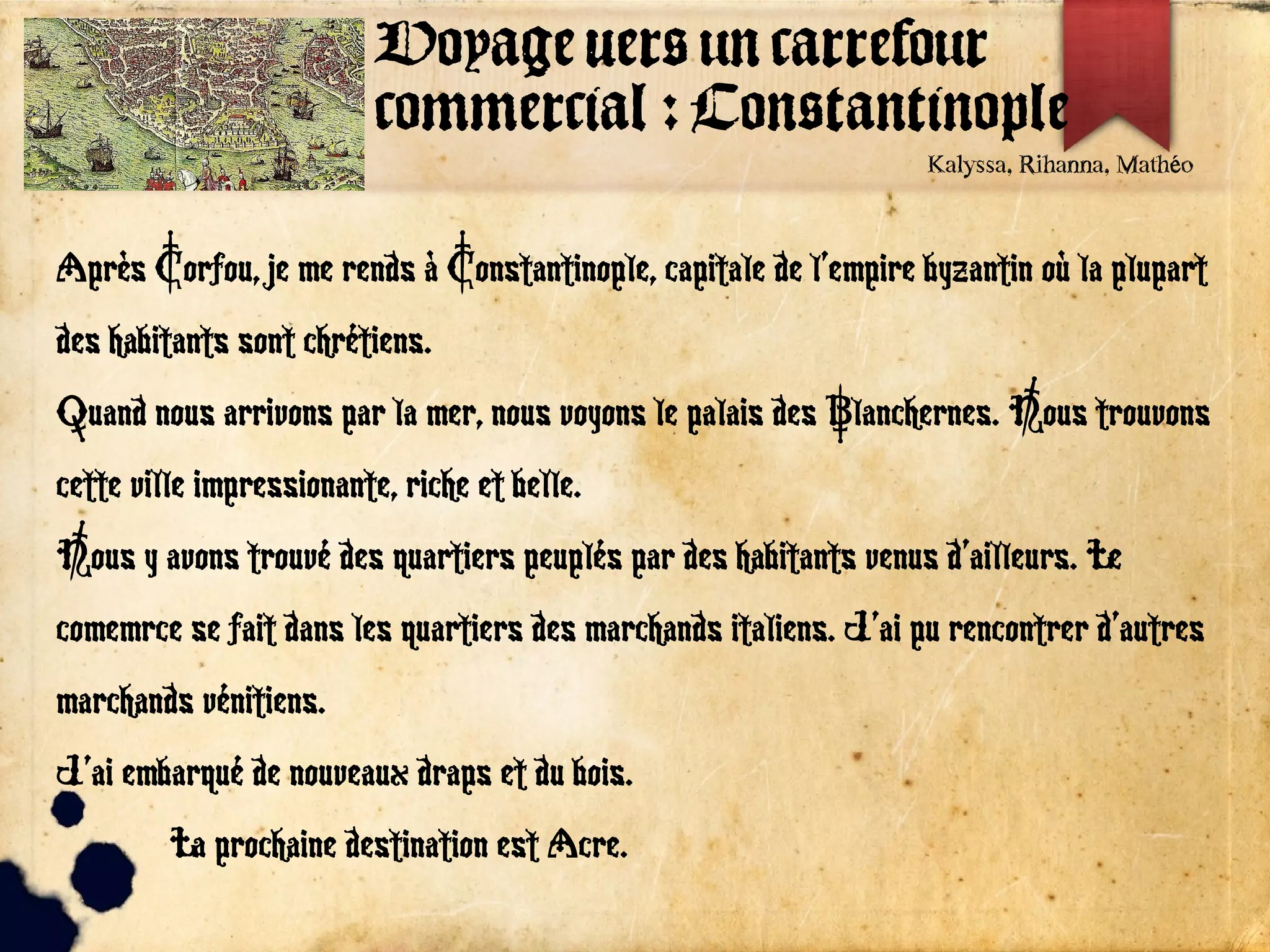 Journal De Bord D Un Marchand Venitien Marchand italien