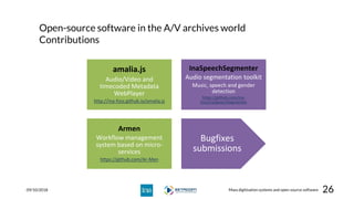 Marchand leny mass digitization systems and open source software | PPTX