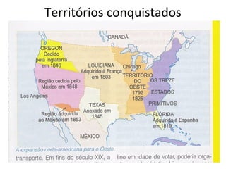 Territórios conquistados
 